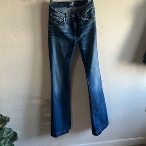 Wide leg bootcut jeans